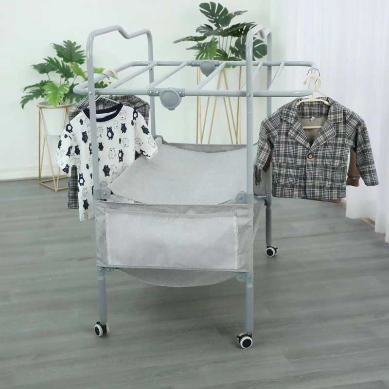 Foldable Baby Diaper Table Portable Changing Table with Wheels Folding Multifunction Bag in Box Manual Baby Changer 0-12 MONTHS