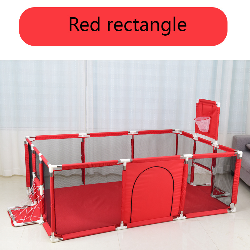 Portable Indoor Children Toddler Activity Center Large Play Yard Fence Foldable Fabric Baby Playpen With Gate Mat For Kids Gym