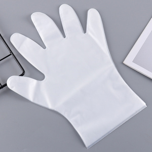 Factory Restaurant Clear Poly Glove Easy Work PE Sanitary Cleaning Clear Disposable Plastic Gloves