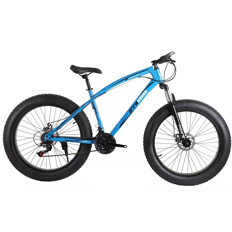 2023 Model 26 Inches 21 Speed Fat Bicycle Manufacture Fat Tire Bike Chopper Steel Aluminum Alloy Carbon Steel Aluminum Knife 4.0