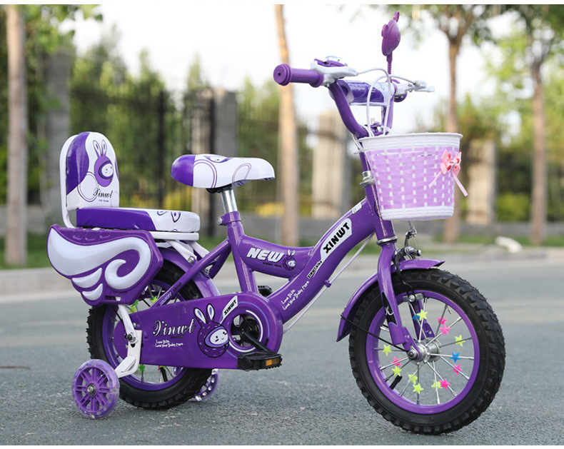 Most popular girl's bike with training wheels 16 inch children bike for 6 8 years old girls bicycle