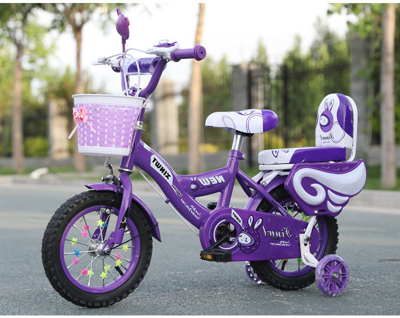 Most popular girl's bike with training wheels 16 inch children bike for 6 8 years old girls bicycle