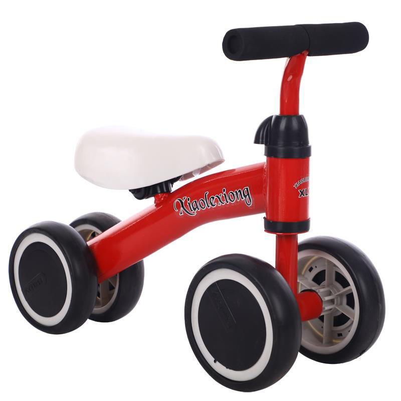 2021 new models factory wholesale 4 wheel baby walker Mini kids balance bicycle no-pedal lovely cool balance bike for baby