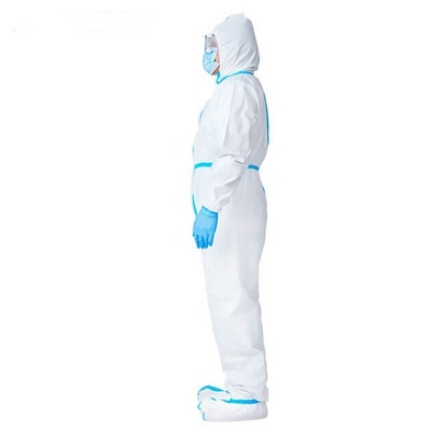 Microporous Coveralls disposable Overalls Isolation Suit Protective Cloth Medical Coverall Disposable hazmat suit