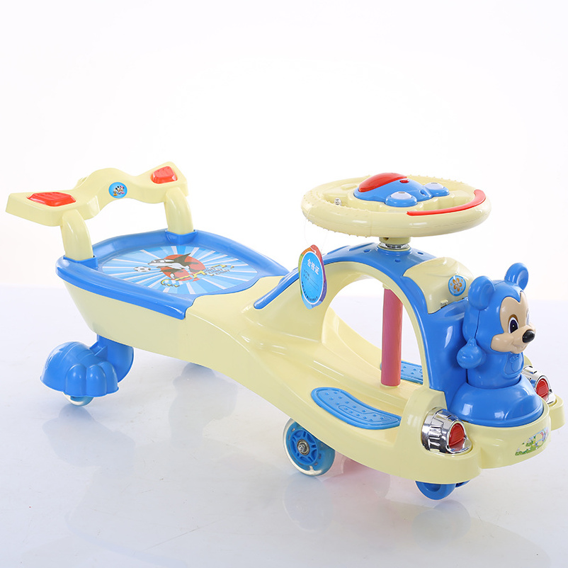 High quality factory price new model children swing car /kids wiggle car baby twist car for gift /baby toy ride on car