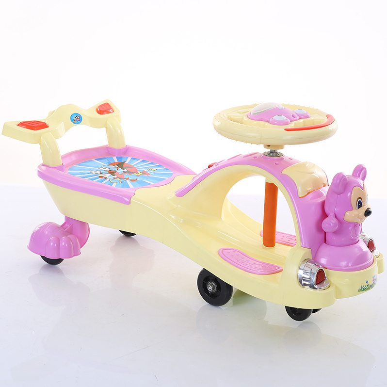 High quality factory price new model children swing car /kids wiggle car baby twist car for gift /baby toy ride on car