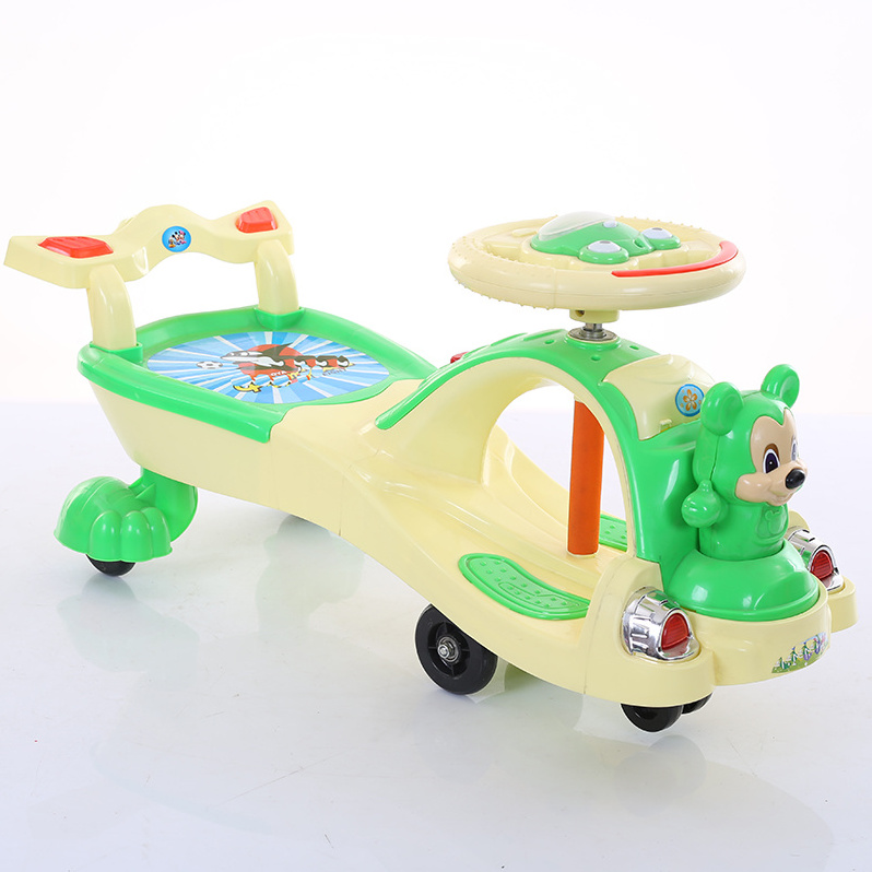 High quality factory price new model children swing car /kids wiggle car baby twist car for gift /baby toy ride on car