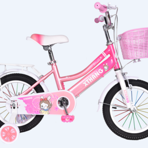 China Doll Seat Boy Girl Cycle For 3-7 Year Old Children /Baby Mini 4 Wheel Bike With Training Wheel/New Light Kids Push Bicycle