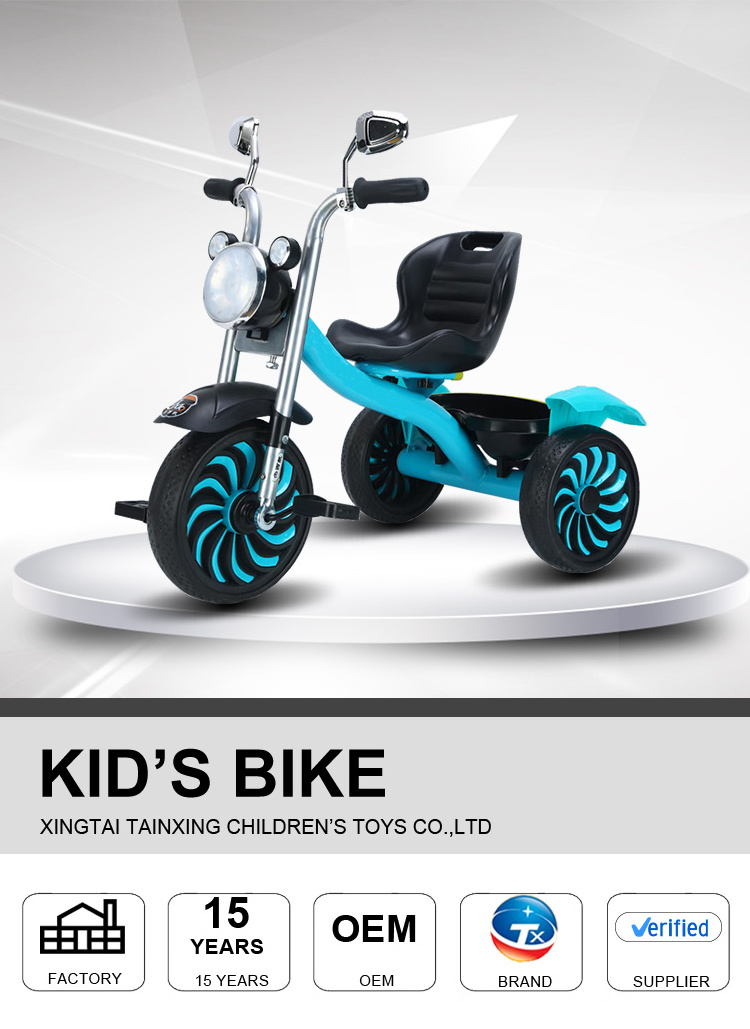 New Fashion 2-6 Year Child Tricycle/Cycle Baby Balance Bike Pedal Bicycle Tricycle/Kids Motorcycle Tricycle With Music And Light