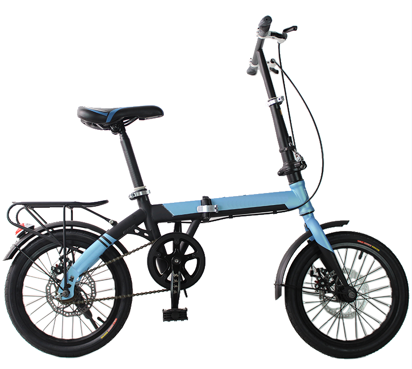 14 16 Inch Rim Wheel Cycle Titanium Frame Folding Bike For Adult Cheap Mother Baby Foldable Bicycle For Pakistan With Lock 120cm