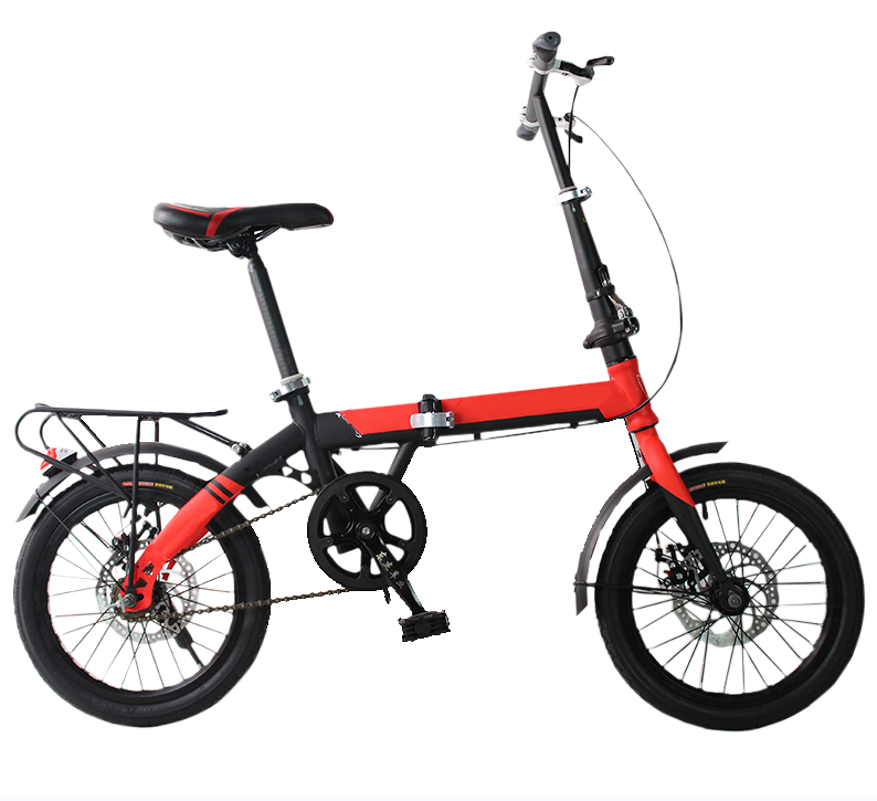 14 16 Inch Rim Wheel Cycle Titanium Frame Folding Bike For Adult Cheap Mother Baby Foldable Bicycle For Pakistan With Lock 120cm BestSuppliers