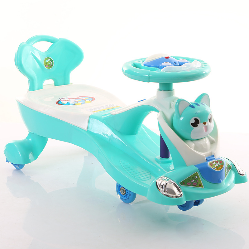 China Hot Sale Toy Children Baby Twist Car children's twist toys 1-3 year old baby universal wheel with light and music