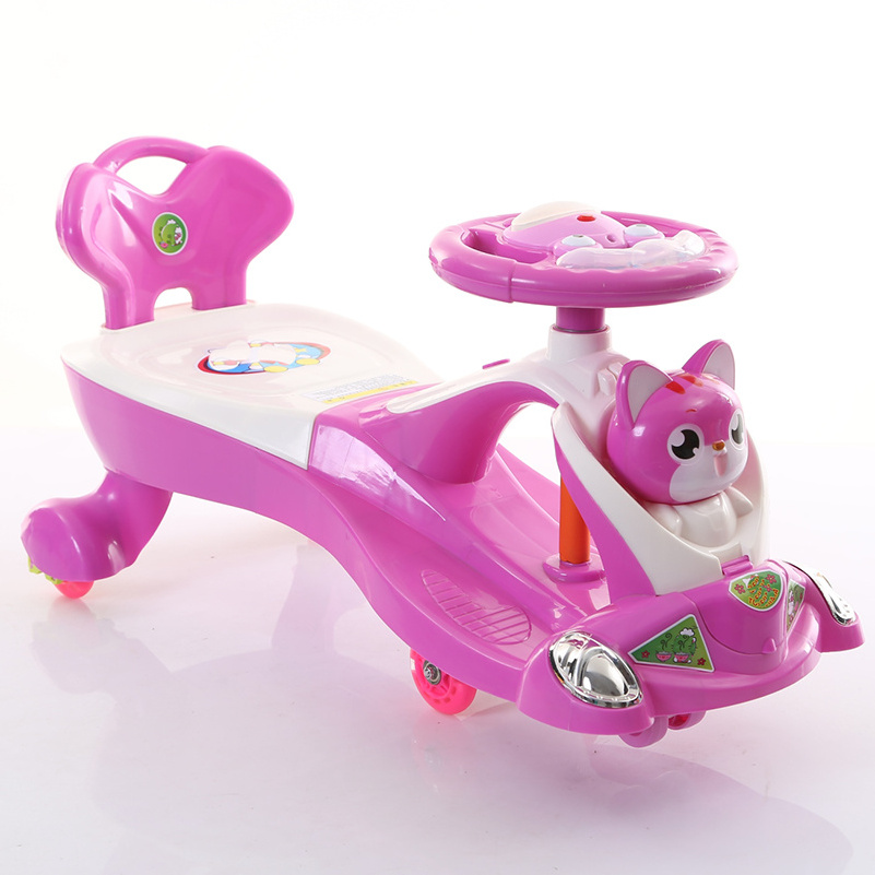 China Hot Sale Toy Children Baby Twist Car children's twist toys 1-3 year old baby universal wheel with light and music