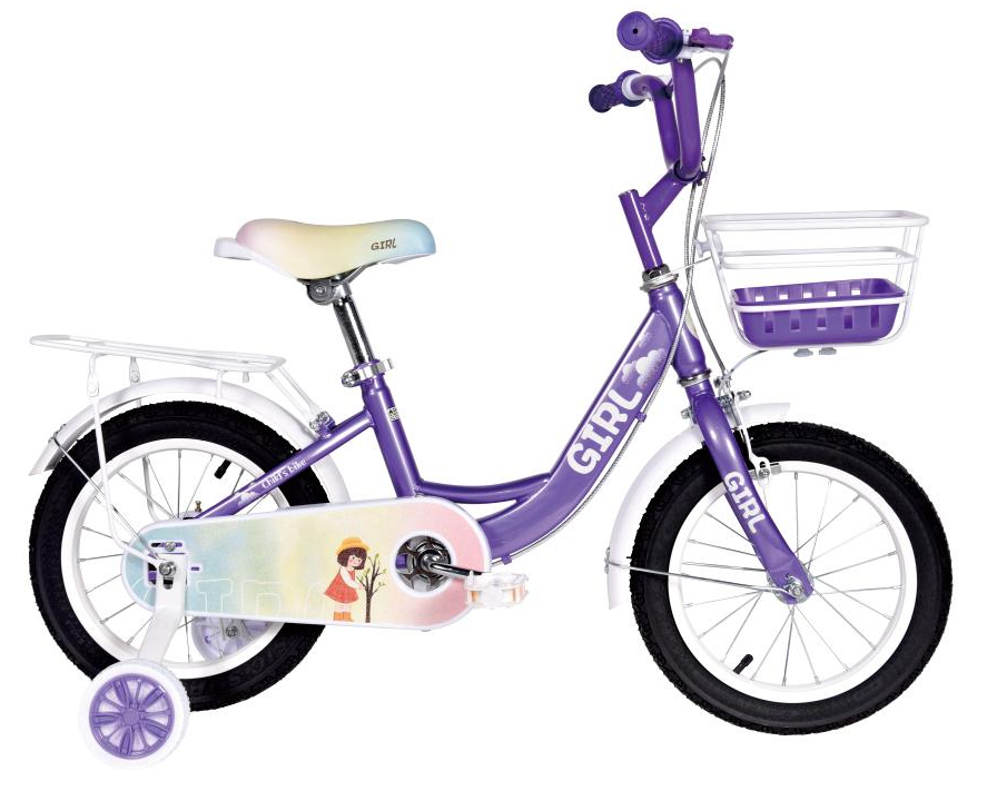 Height Adjustable Kids Cycle For 4-10 Years Baby Boy Girl Sport Ordinary Pedal Walk Bike Children Bicycle With Training Wheels