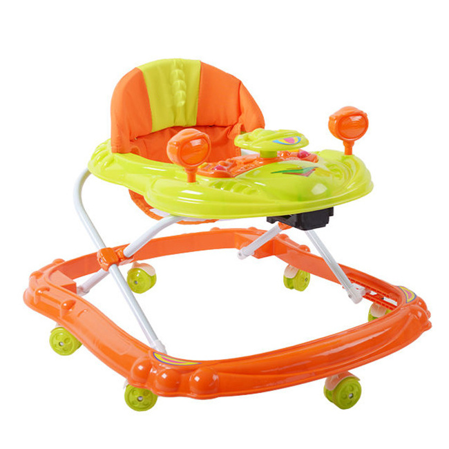 Made in china high sale Ride On Car Music Toy Toddler Round Activity 3 In 1 Baby Walker for Safe Plastic