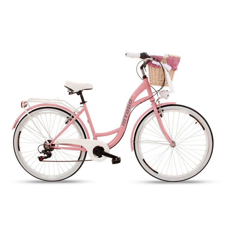 Tianjin Good price Steel Frame 24 26 Inch City Bicycles / Wholesale Lady Bike Retro City Bike / ladies 28 inch bicycle city bike