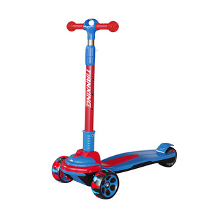 Children's Light Up Scooter Kids 3 Wheels Extra-Wide Board Kids' Kick Scooters For Toddlers Girls Boys