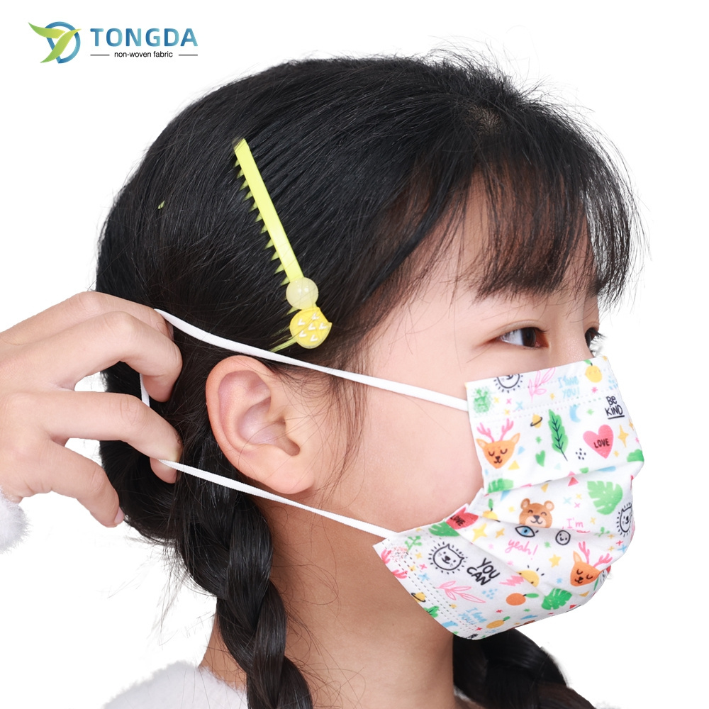 Disposable cartoon face mask for child disposable face mask 3ply children face mask