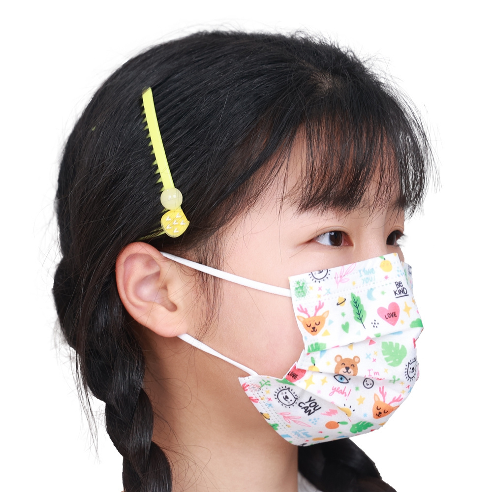 Disposable cartoon face mask for child disposable face mask 3ply children face mask