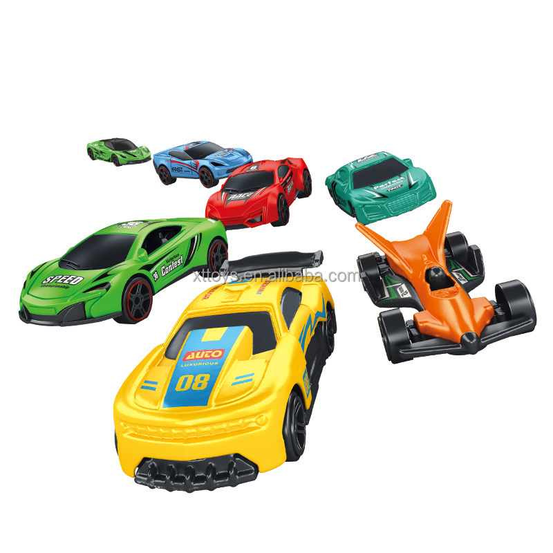 2024 Best-selling mini sliding alloy car Sports car 1:64 scale cast toy for boys learning to walk as a birthday present