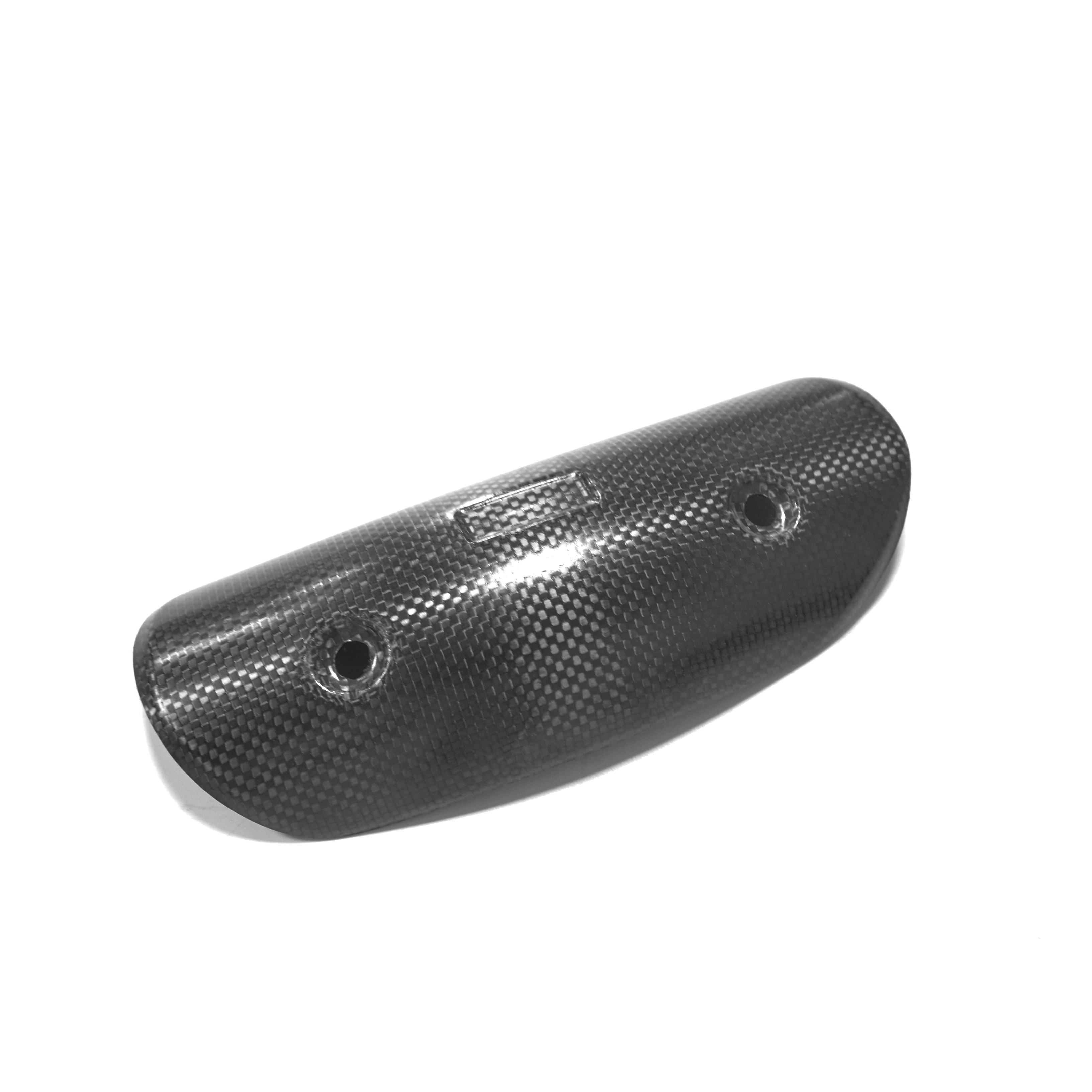 New Design Universal Motorcycle Accessories QJMOTOR Flashing 300s Real Carbon Fiber Products Exhaust Pipe Cover