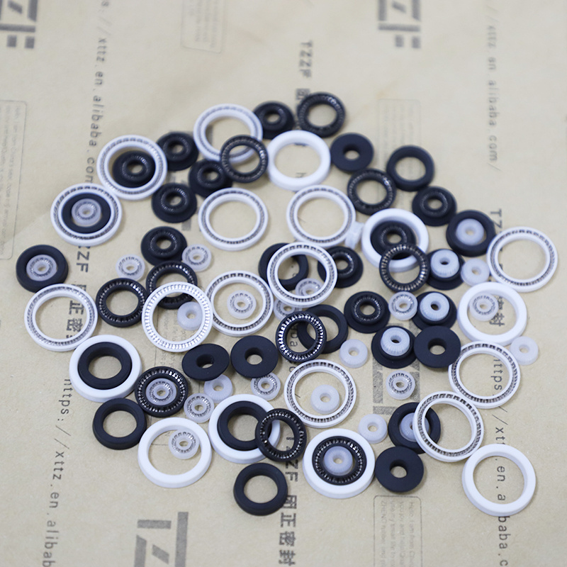 Spring Energized Polymer PTFE+Carbon seal