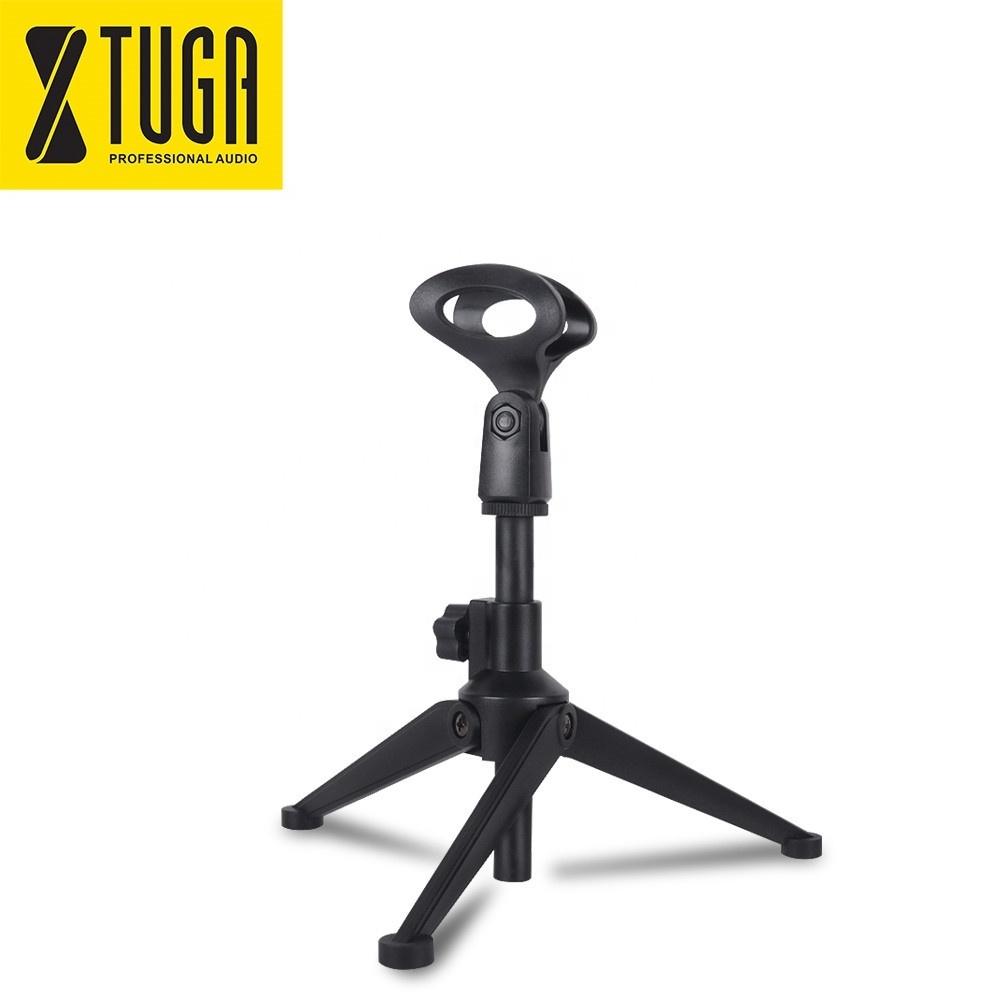 Lightweight and portable mic desktop stand microphone table tripod stand