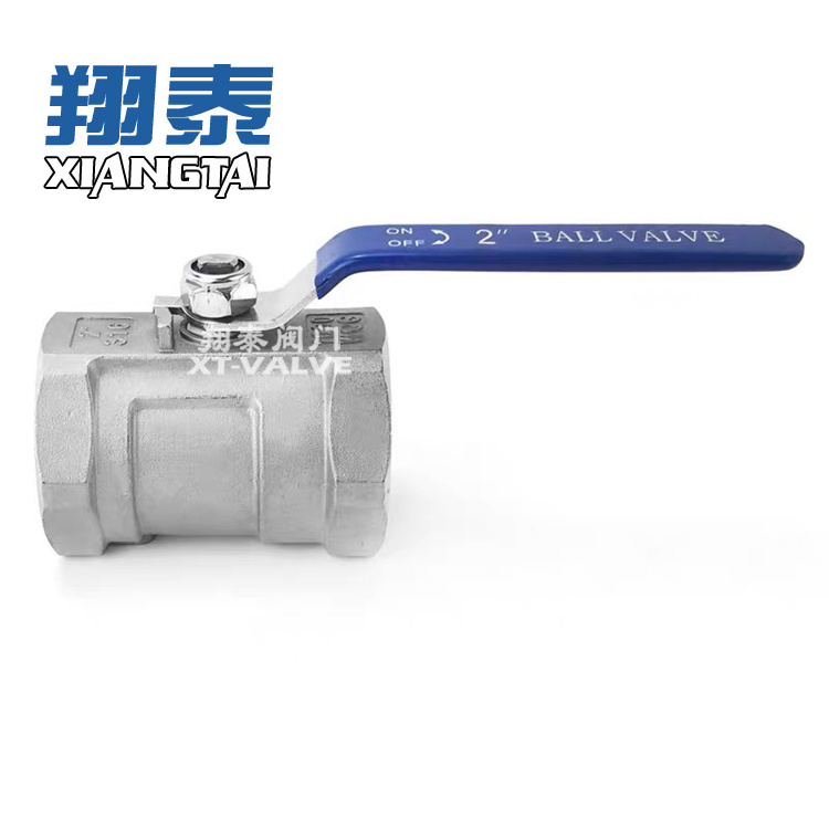 BSP NPT 1 Pc Stainless Steel Butterfly Handle 304 Ball Valve For Water Pipe