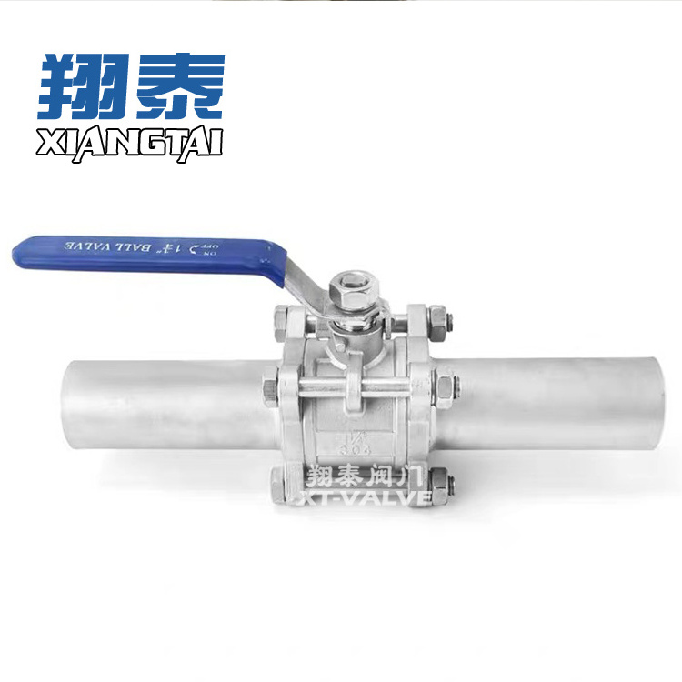 304 316 Stainless Steels Extended Welded Valves Extended Pipe Control Ball Valves