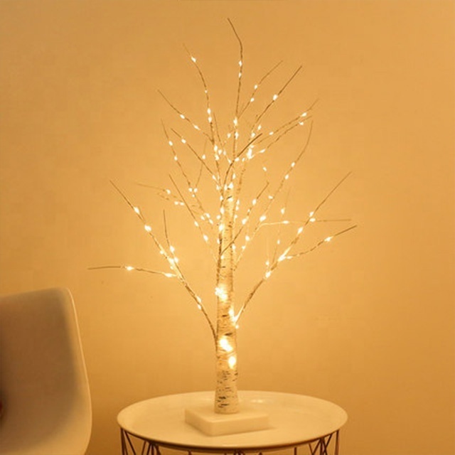 Led White Decorative Birch Grove Artificial Tree Lights White Twig Tree Christmas Tree Lights About 60Cm 120Cm 150Cm 180Cm