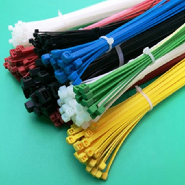 4.0*X200mm 2023 New Eco-Friendly Factory Price Zip Tie Nylon 66 Material Color Self-Locking Cable Ties