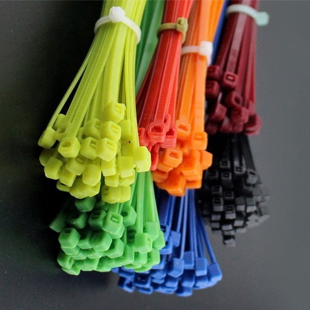 Buy Factory Wholesale Plastic Black Colorful 2.5*120Mm Cable Ties With Nylon Pa66 Material