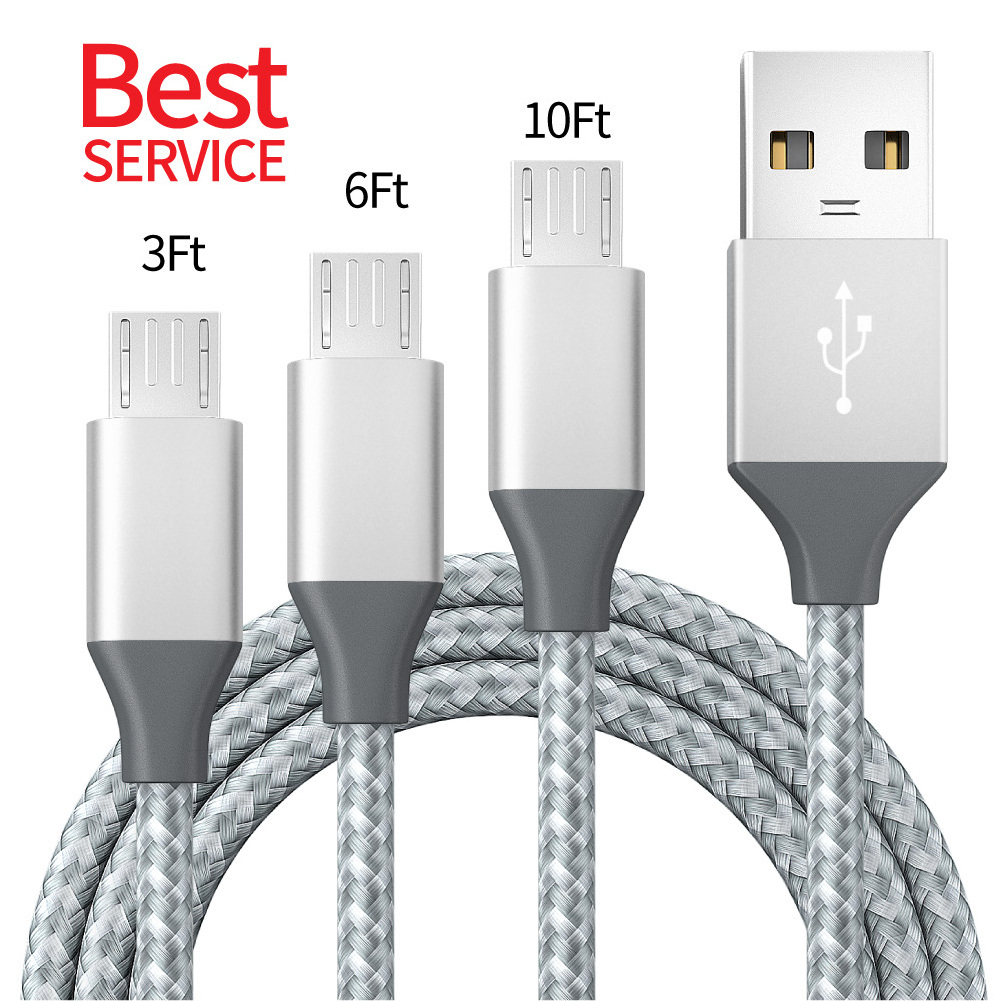 Hot new variety 3ft usb fast charging data cables 2.4 amps  Usb Type c cable Fast Charging