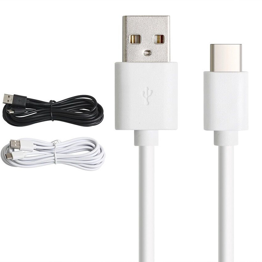 Cheap Type C and Android Charging Cables Headphones Cameras Watches Drone Charging Cables Micro Usb Charger Opp Bag White Black