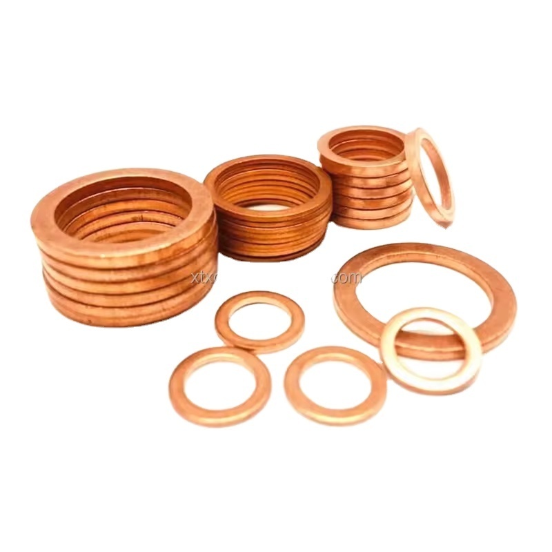 200 pcs Sealing flat washer box copper brass DIN GB BS ISO AMSE m5-m14