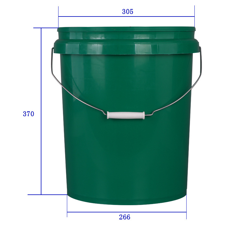 Hot Sale! 20L Food Grade 5 Gallon plastic buckets with handle and lid plastic pail