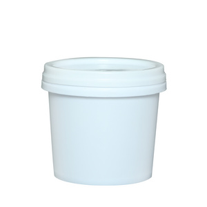 Wholesale Factory Hot Sale Plastic Bucket Iml Color Customized PP Plastic Bucket for Ice Cream Container 1L with Handle