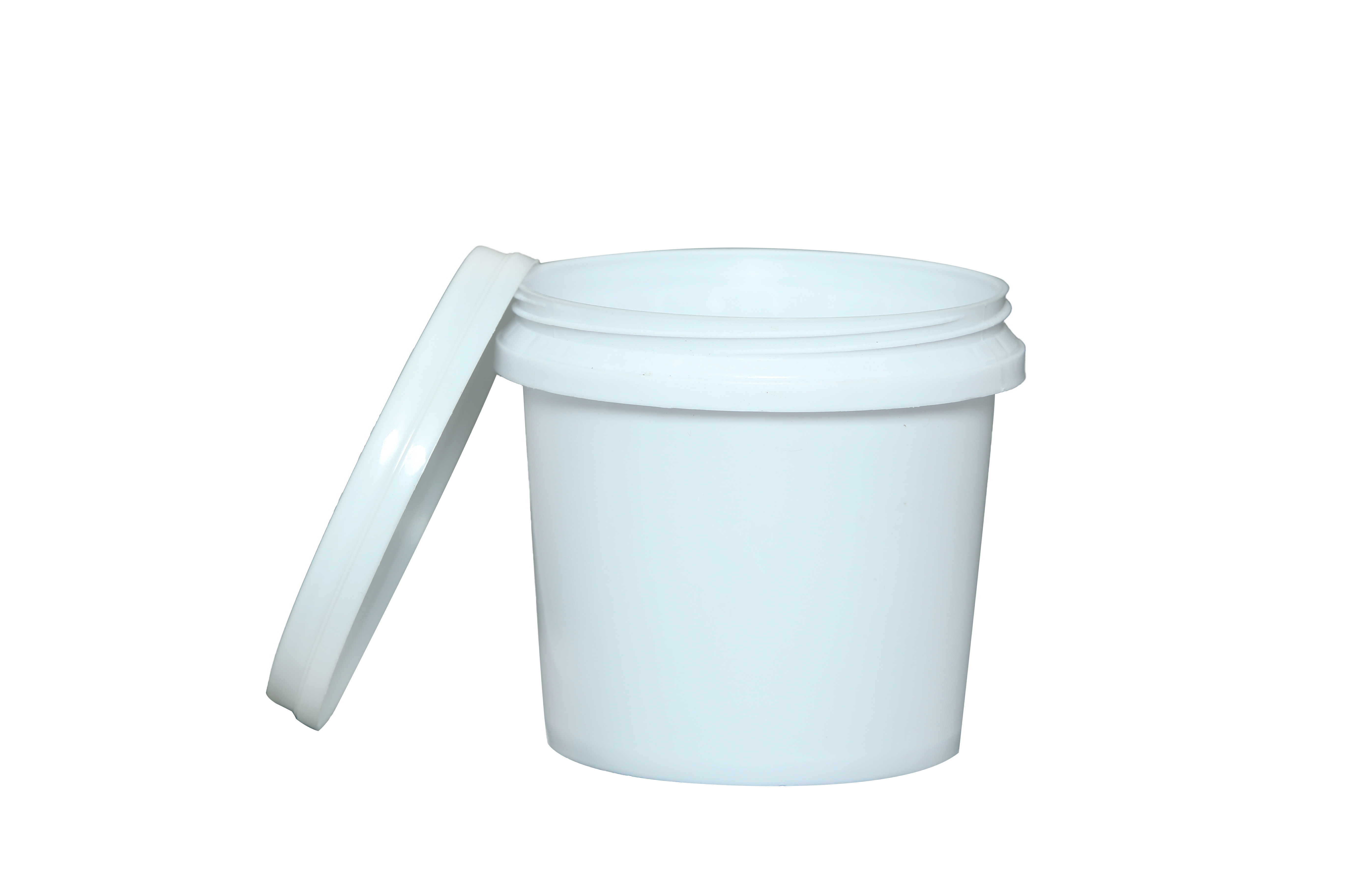 Wholesale Factory Hot Sale Plastic Bucket Iml Color Customized PP Plastic Bucket for Ice Cream Container 1L with Handle