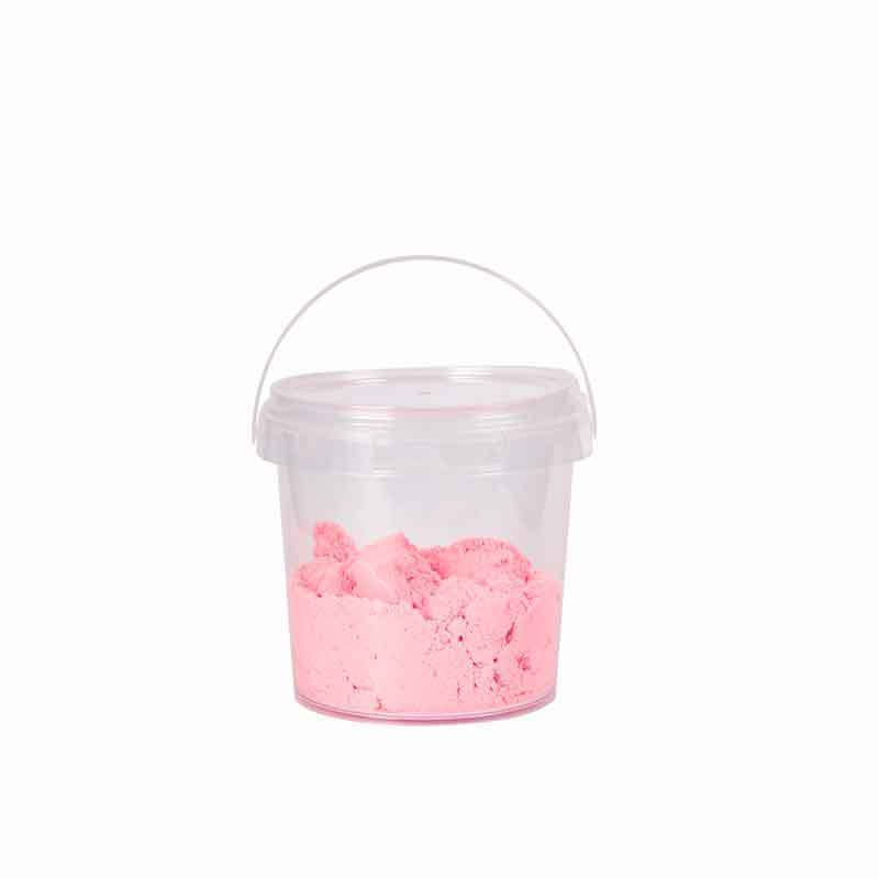 Plastic bucket IML color customized pp plastic bucket for ice cream container 1L with handle plastic pail for food packing