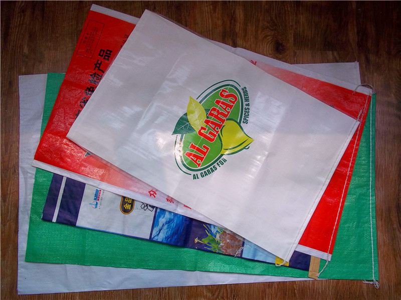 Xinfeng poly packaging sack pp woven bags 50kg rice corn heat seal plastic bag polypropylene woven sack for grain