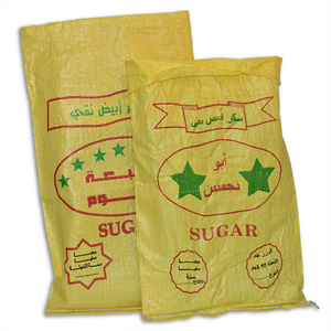 Chinese suppliers 50kg sugar cane sack bag price Pp Woven sugar packing plastic bag