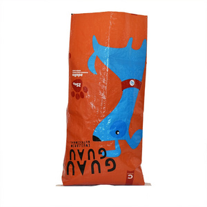 wholesale quad seal pet dog dry food dog food bag packaging