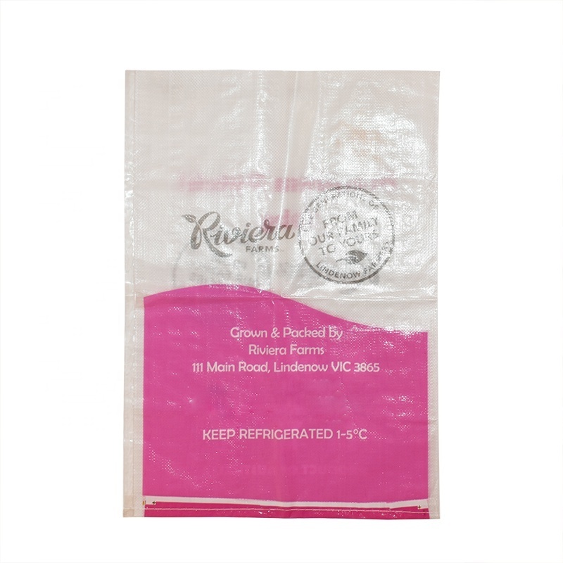 new model custom laminated 5kg pp woven rice packing bags