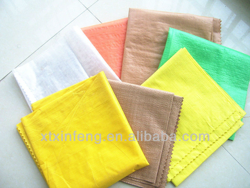 Xinfeng poly packaging sack pp woven bags 50kg rice corn heat seal plastic bag polypropylene woven sack for grain