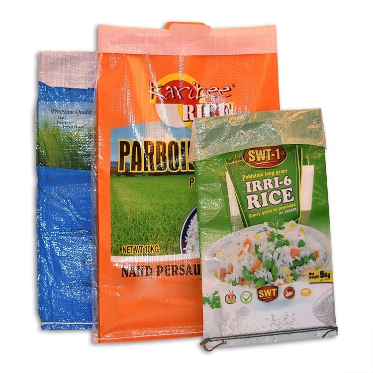 100kg 50kg new 100% virgin material plastic bopp bag packing rice feed sand sugar wheat bulk fertilizer bag