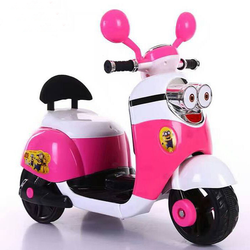 2023 kid 2019 new type popular mickey minnie cartoon three wheel motorcycle electric children children