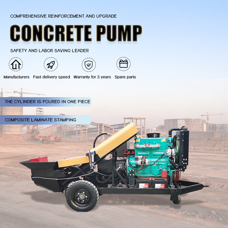 Model 20 Mini concrete mixer pump concrete pump machine concrete machinery