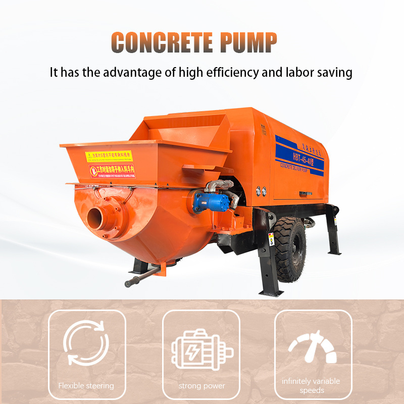 Concrete pumps mini concrete pump truck diesel concrete pump machine