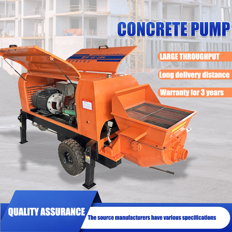 Model 20/Model 40/Model 50 Concrete Pump Concrete mixer mini Concrete Pump truck for sale