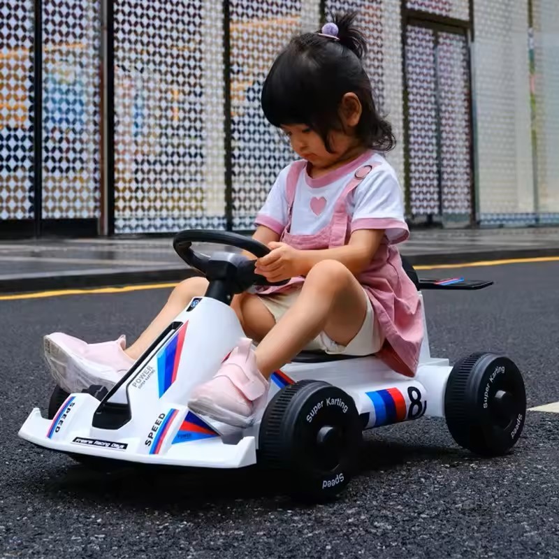 Hot Selling Kids Electric Toy Go Kart Four Wheel Adjustable Body For Kids